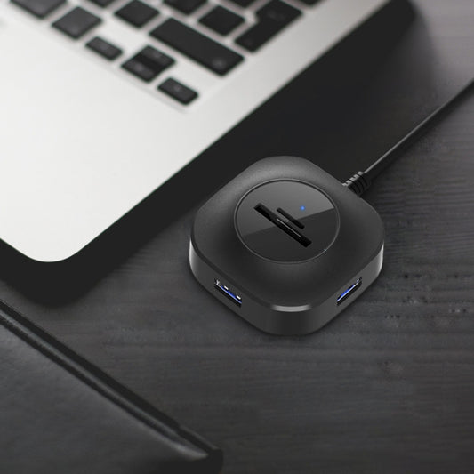 3 x USB Port + TF/SD Card Reader Computer Notebook High-Speed Hub Splitter, H25-2.0, H25-3.0