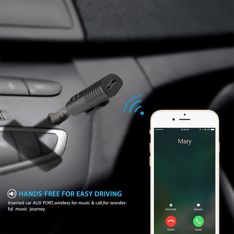 3.5mm Lavalier Bluetooth Audio Receiver with Metal Adapter, H-139 Green, H-139 Black, H-139 Blue, H-139 Red, H-139 White