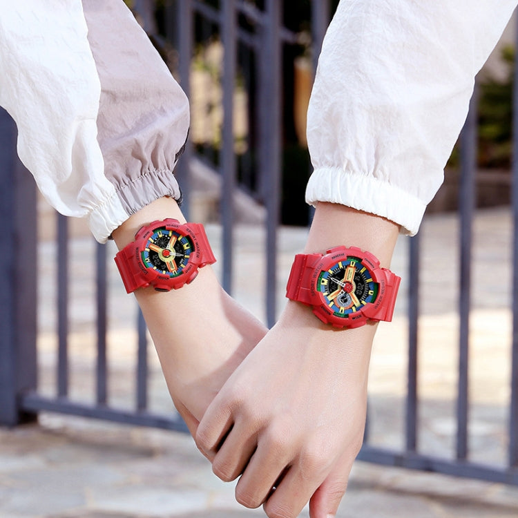 Montre électronique lumineuse multifonctionnelle étanche de loisirs SANDA Outdoor