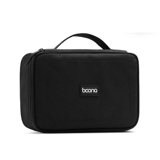 Baona BN-B005 Sac de rangement numérique multifonction pour disque dur, clé USB, écouteurs, gris, noir
