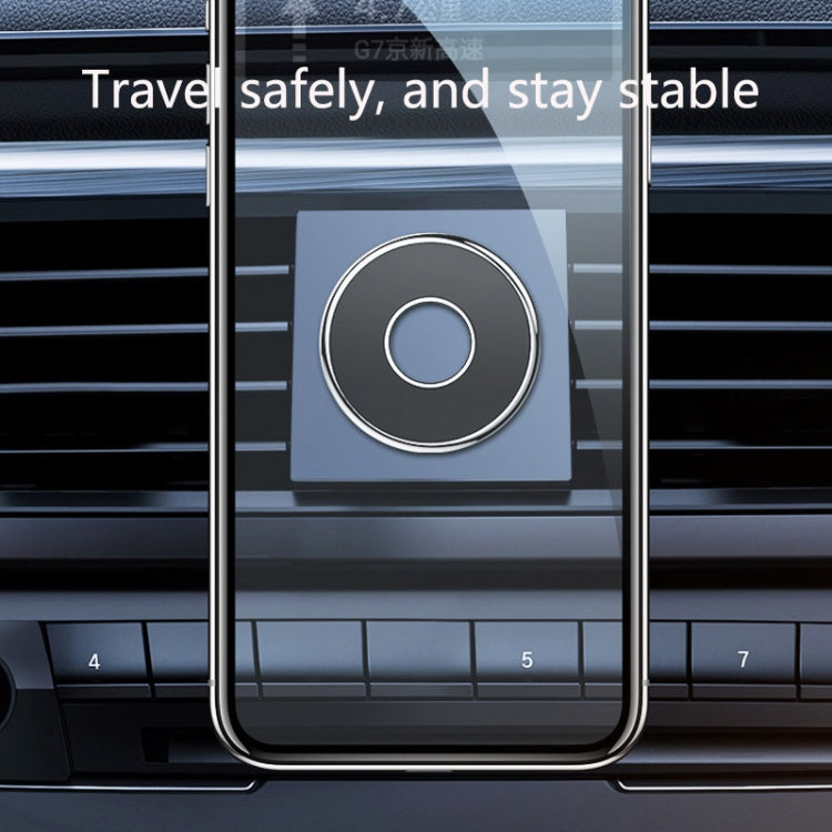 Q6 Car Magnetic Mobile Phone Holder Round Car Dashboard Navigation Bracket, Q6