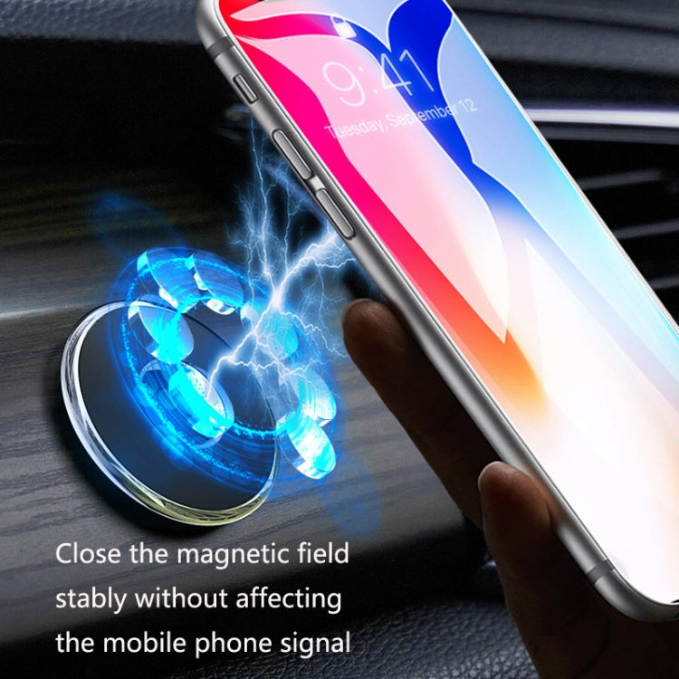 Q6 Car Magnetic Mobile Phone Holder Round Car Dashboard Navigation Bracket, Q6