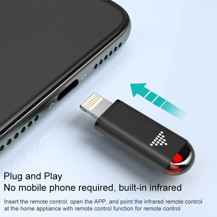R09 Mobile Phone Intelligent Remote Control Infrared Mobile Phone Remote Control, Interface:, 8 Pin (Black), 8 Pin (Cyan), 8 Pin (Silver), Type-C (Black), Type-C (Cyan), Type-C (Silver), Micro USB (Black), Micro USB (Cyan), Micro USB (Silver)
