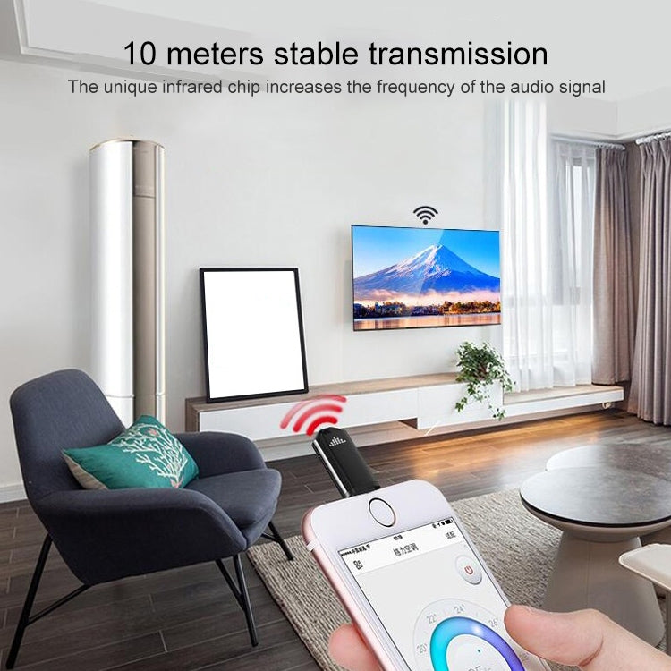 R09 Mobile Phone Intelligent Remote Control Infrared Mobile Phone Remote Control, Interface:, 8 Pin (Black), 8 Pin (Cyan), 8 Pin (Silver), Type-C (Black), Type-C (Cyan), Type-C (Silver), Micro USB (Black), Micro USB (Cyan), Micro USB (Silver)