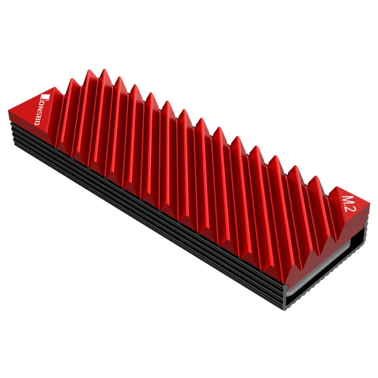 Jonsbo M.2-3 Solid State Radiator For NVME/SSD, Red, Grey