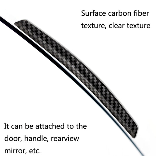 3 Sets DM-047 Rearview Mirror Carbon Fiber Anti-Scratch Door Anti-Collision Strip, DM-047 Anti-Collision Strip