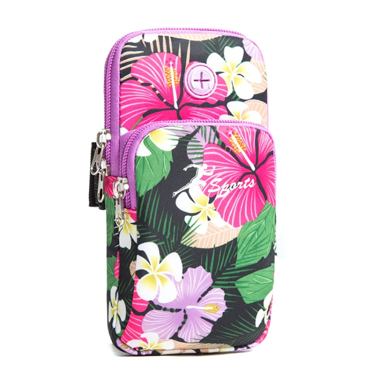 2 PCS B031 Running Mobile Phone Sports Arm Bag Outdoor Sports Fitness Mobile Phone Bag Wrist Bag, Pink, Pink Large, Purple, Purple Large, Gray, Gray Large, Green, Green Large