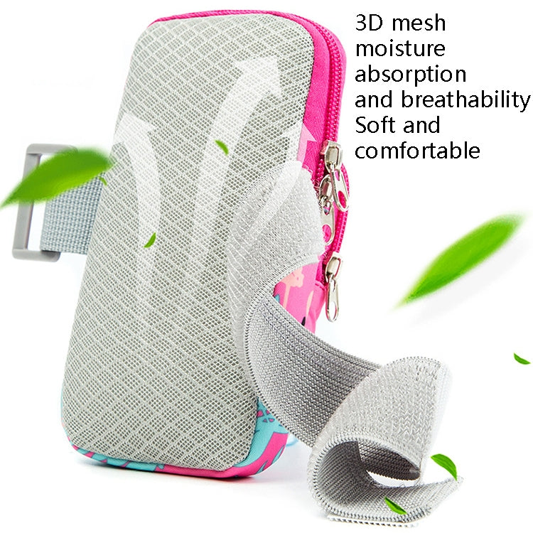 2 PCS B082 Sports Outdoor Arm Bag Mobile Phone Arm Band Running Fitness Mobile Phone Bag, Specification:, Small (Light Purple), Large (Light Purple), Small (Lilac), Large (Lilac), Small (Rose Red), Large (Rose Red), Small (Light Pink), Large (Light Pin...