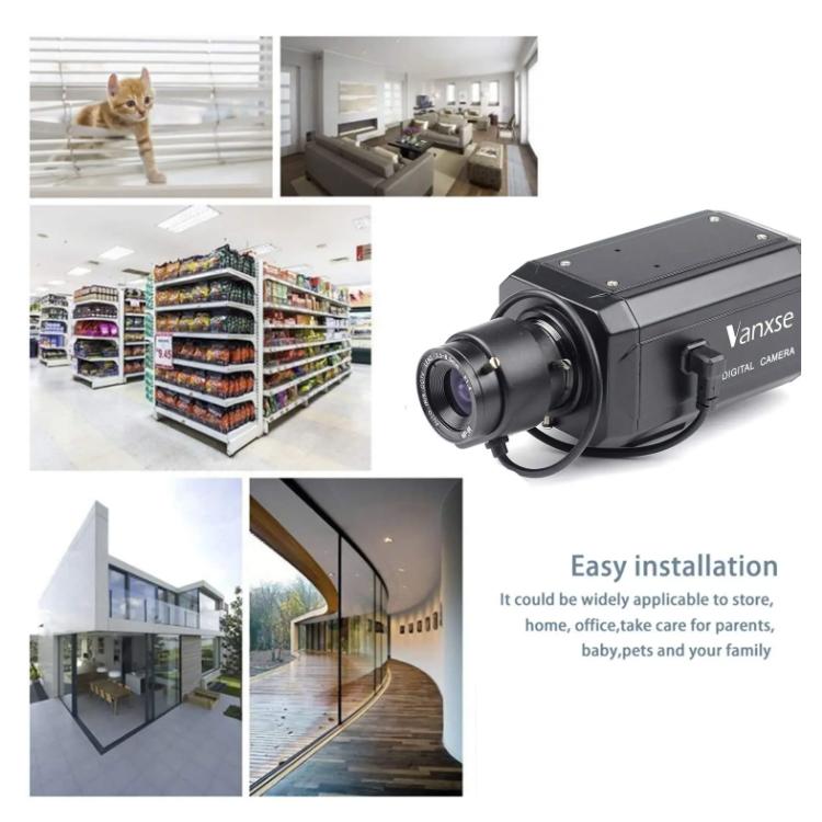 Vanxse 1000-line 3.5-8mm Zoom Lens Analog Camcorder, NTSC, PAL