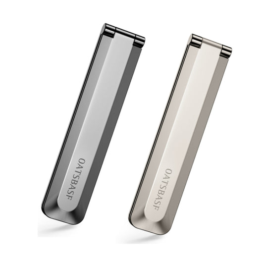 Oatsbasf 03654 Mini Mobile Phone Holder Back Sticker Portable Folding Desktop Multifunctional Magnetic Stand, 03654 Grey, 03654 Gold