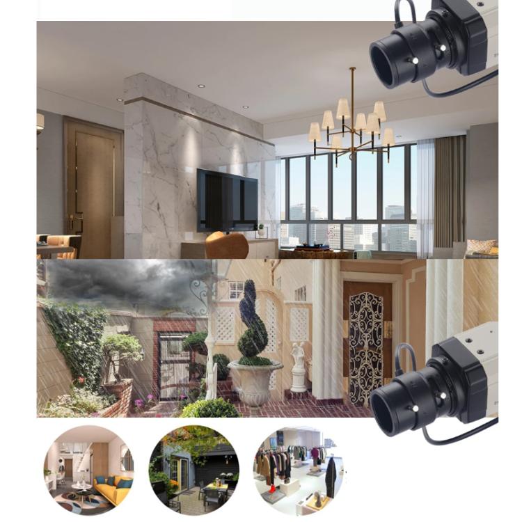 Vanxse 4MP Ultra HD PoE Camera With 2.8-12mm Zoom Lens, NTSC, PAL