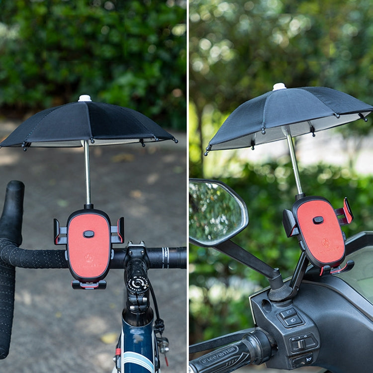 Support de téléphone de vélo CYCLINGBOX BG-2935 avec parapluie de navigation étanche pour voiture électrique, style : installation sur guidon (noir), installation sur guidon (rouge), installation sur guidon (bleu), installation sur guidon (jaune) ...