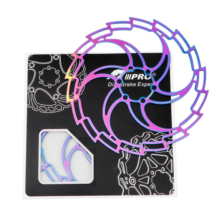 IIIPRO Bike Disc Mountain Bike Hollow Disc Dish Six Nail Brake Pad, Style:, 160mm, 180mm, 203mm