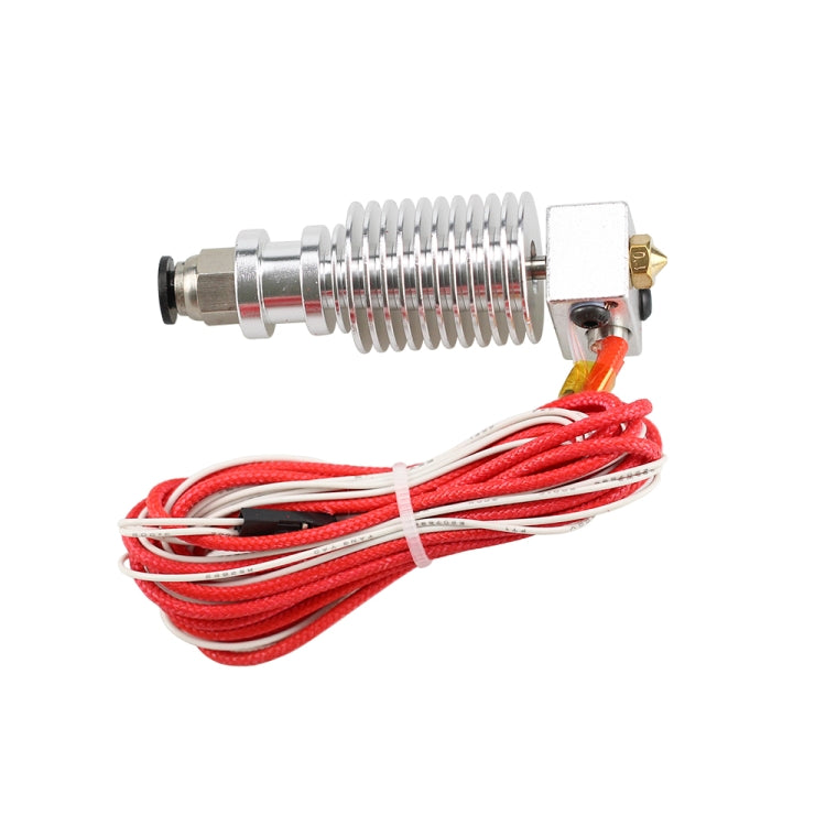 3D V6 Drucker-Extrusionskopf Drucker-J-Kopf-Hotend mit einzelnem Lüfter, Remote 1,75 / 0,2 mm, Remote 1,75 / 0,3 mm, Remote 1,75 / 0,4 mm, Remote 1,75 / 0,5 mm, Remote 3 / 0,2 mm, Remote 3 / 0,3 mm, Remote 3 / 0,4 mm, Remote 3 / 0,5 mm