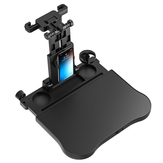 Car Seat Back 360 Degree Rotating Dining Table Board Multifunctional Folding Beverage Computer Rack, 360 Degree Rotating Black