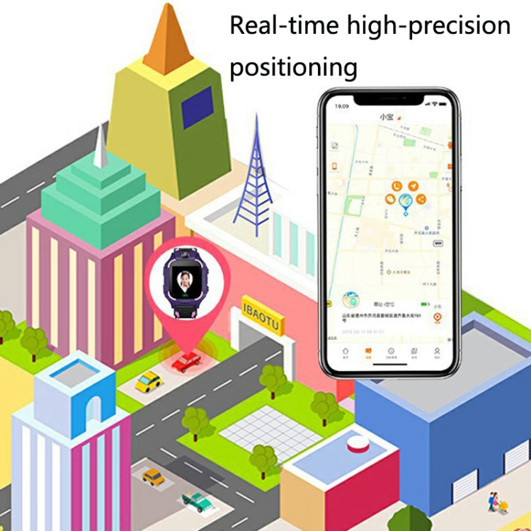Reloj inteligente Z6 para niños con pantalla táctil completa y posicionamiento inteligente para estudiantes