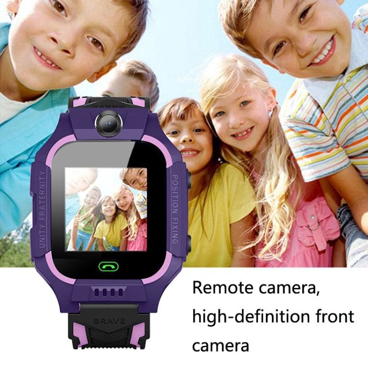 Reloj inteligente Z6 para niños con pantalla táctil completa y posicionamiento inteligente para estudiantes