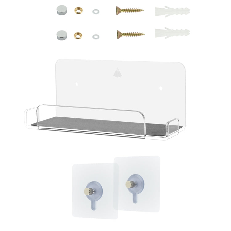 Game Console Wall Storage Bracket Game Console Accessories Storage Rack For Nintendo Switch, Acrylic Transparent, Acrylic Black