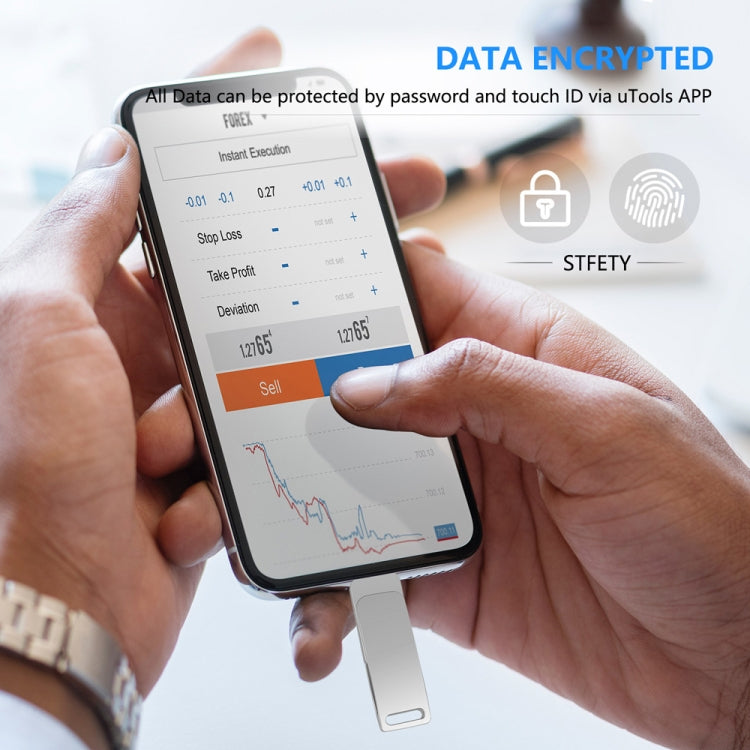 USB 3.0 + 8 Pin + USB-C / Type-C 3 in 1 Phone Computer Metal Rotatable U-Disk, 16 GB, 32GB, 64GB, 128GB, 512GB