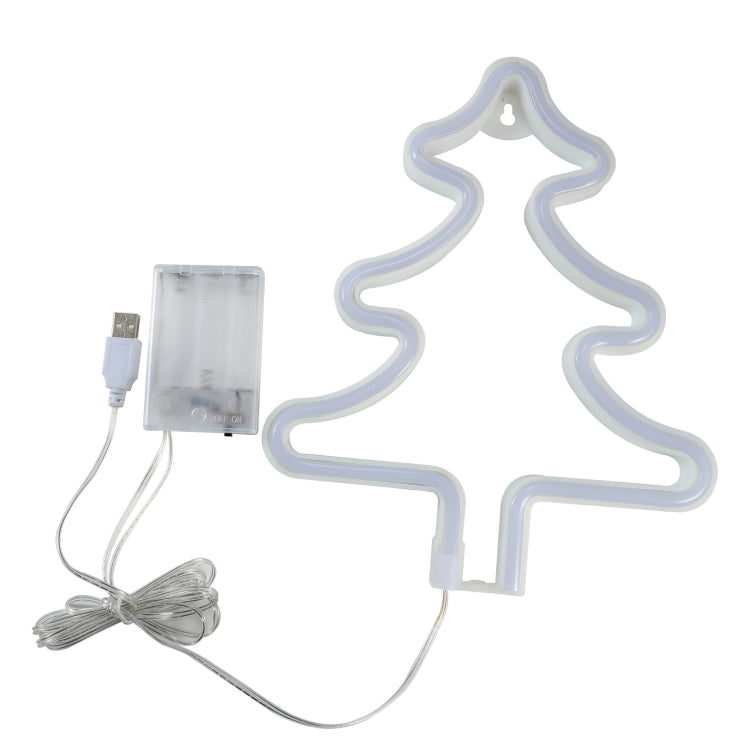Christmas Decoration Neon Lights Wall-Mounted Ornaments, Spec:, Christmas Hat, Christmas Stock