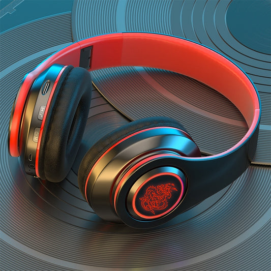 B39 Wireless Bluetooth Headset Subwoofer With Breathing Light Support TF Card