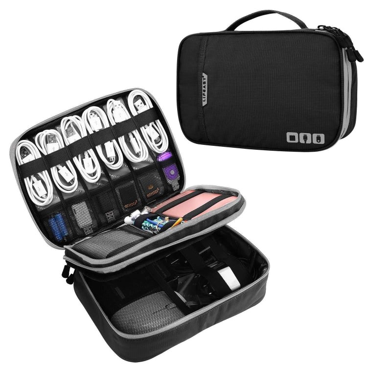 MapleStory Multifunctional Travel Digital Storage Bag, Size:, Small (Black), Medium (Black), Medium (Gray), Large (Black), Large (Gray)
