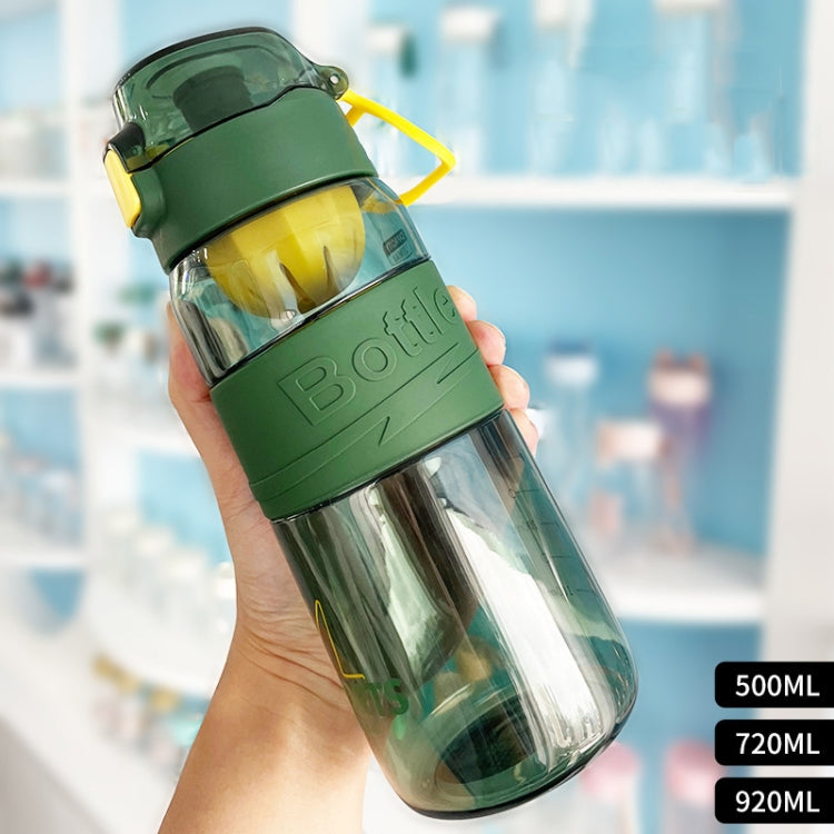 8012 Outdoor Sportflasche mit großem Fassungsvermögen, stoßfest, Fassungsvermögen: 500 ml (Perlweiß), 500 ml (Schwarzgrau), 500 ml (Sturmlila), 500 ml (Sturm Orange), 500 ml (Sturmgrün), 500 ml (Sturmblau), 720 ml (Perlweiß), 720 ml (Schwarzgrau)