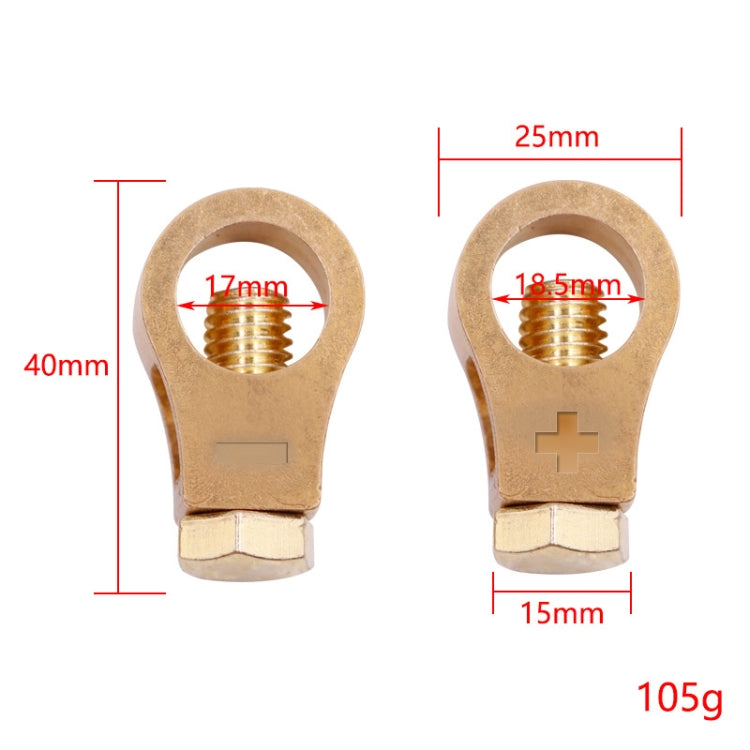 2 Pairs 269 Pure Copper Battery Clip Car Battery Clip, 269