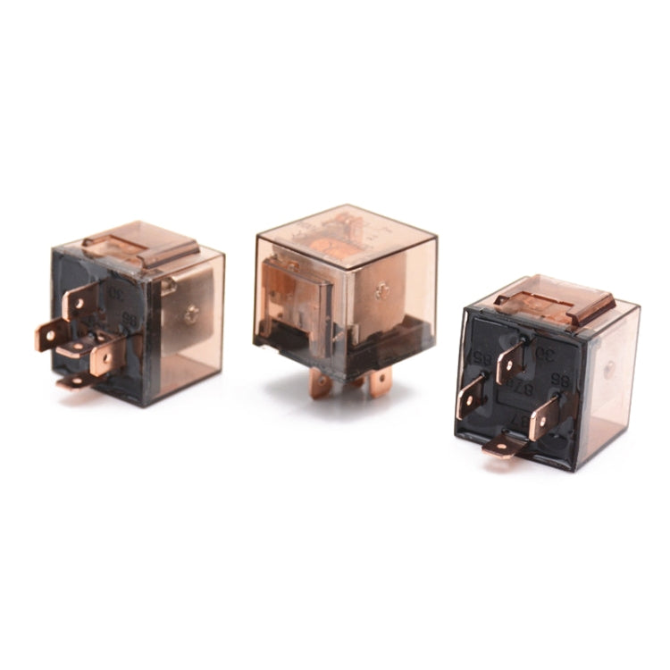 5 PCS 100A Automotive Relay With Indicator Light, 12V 4 Plug 100A, 12V 5 Plug 100A, 24V 4 Plug 100A, 24V 5 Plug 100A