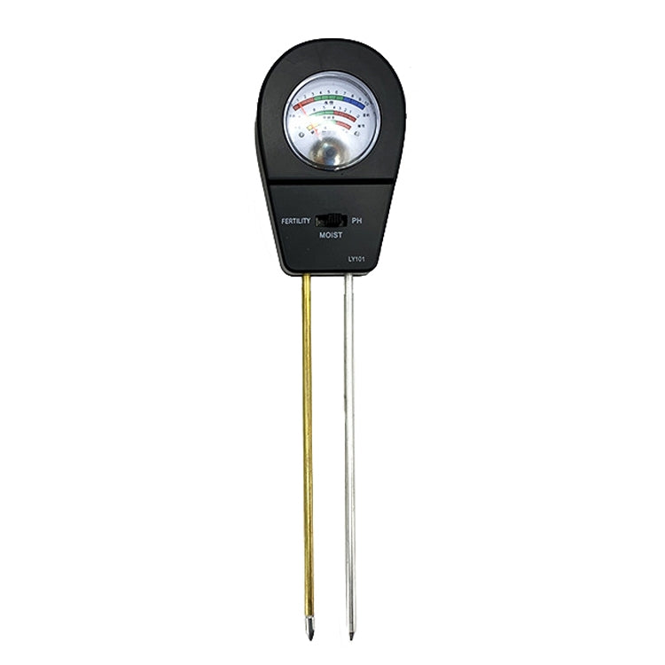 LY101 Flower And Grass Soil Detector PH Cantoneal Alkalin Testor, Green, Blue, Black