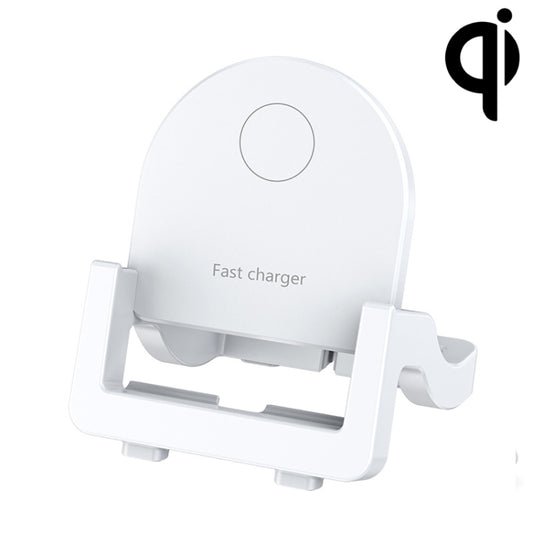 KH-18 15W Vertical Wireless Fast Charger with Phone Holder, Black, White