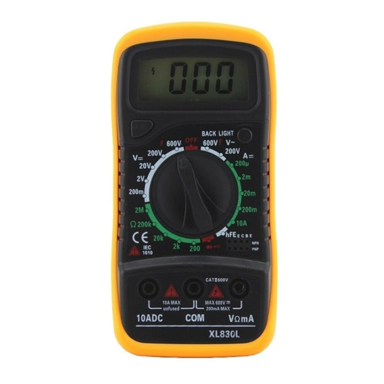 ANENG XL830L Multi-Function Digital Display High-Precision Digital Multimeter, Bubble Bag Packing, Standard+10A Extra Tip Pen