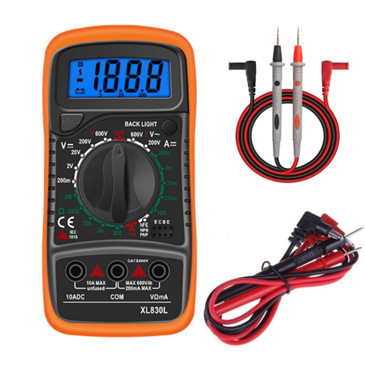 ANENG XL830L Multi-Function Digital Display High-Precision Digital Multimeter, Bubble Bag Packing, Standard+10A Extra Tip Pen