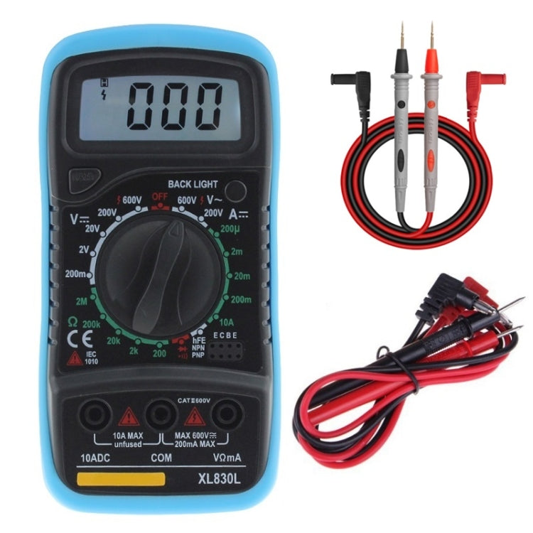 ANENG XL830L Multi-Function Digital Display High-Precision Digital Multimeter, Bubble Bag Packing, Standard+10A Extra Tip Pen