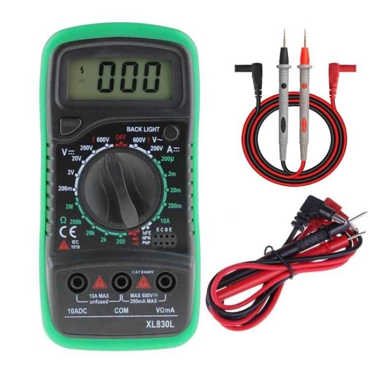 ANENG XL830L Multi-Function Digital Display High-Precision Digital Multimeter, Bubble Bag Packing, Standard+10A Extra Tip Pen