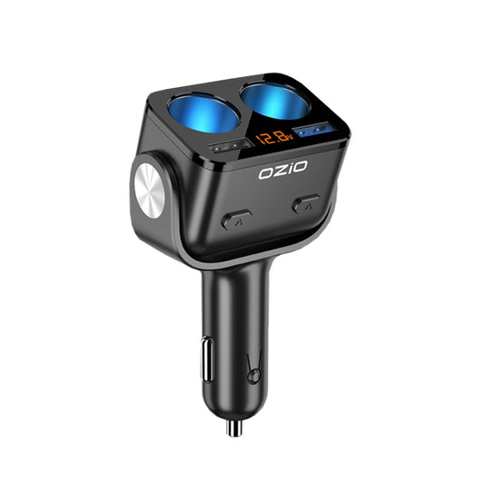 Chargeur de voiture Ozio Allume-cigare avec prise USB Chargeur de voiture, Y34Q 5.3A Noir, Y48Q 6.5A Noir