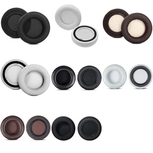 2 PCS 001 Headset Earmuffs with Snap-fit for Corsair Virtuoso RGB, Spec:, Black, White, Brown, Gray, Black Lambskin, Gray Lambskin, Brown Lambskin, Black Mesh