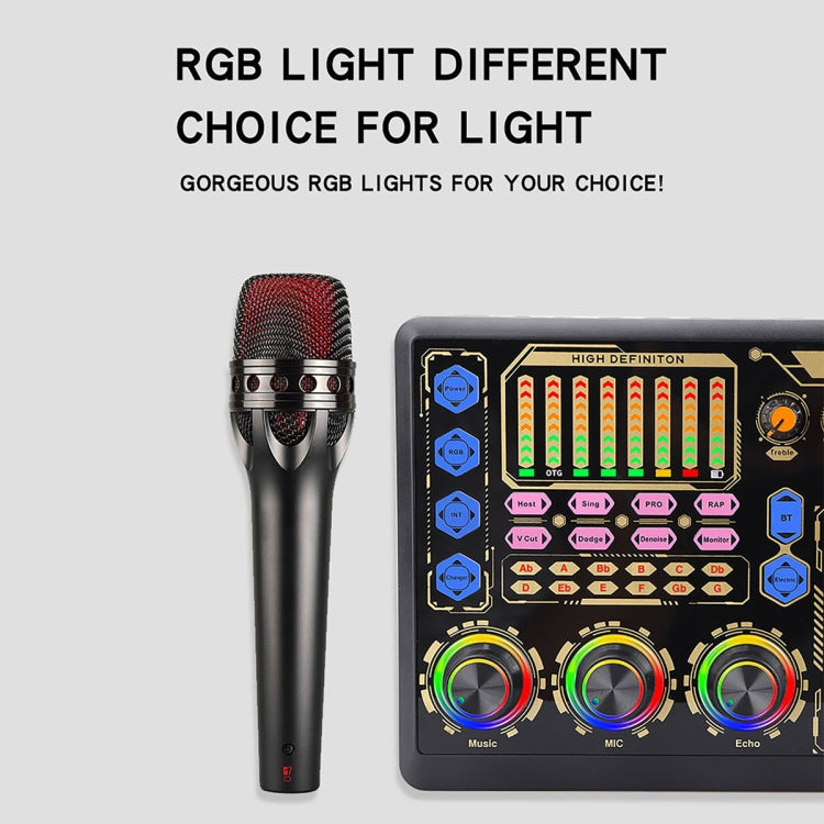 Live Microphone Equipment Sound Card, GAX-X8