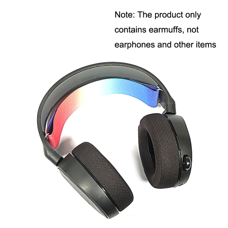 2 coussinets d'écouteurs en éponge pour Steelseries Arctis Pro / Arctis 3 / 5 / 7 (cuir noir gris), TBD0601869701B, TBD0601869701C, TBD0601869701D, TBD0601869701E, TBD0601869701F, TBD0601869701G, TBD0601869701H, TBD0601869701J, TBD0601869701A
