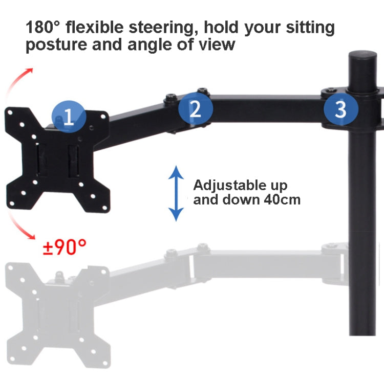 Desktop Lifting Monitor Stand Bracket, Dual Screen Desk Base, Double Screen Table Clip, Four Screen Desk Base, Four Screen Table Clip