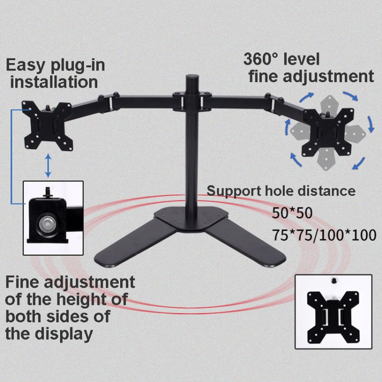 Desktop Lifting Monitor Stand Bracket, Dual Screen Desk Base, Double Screen Table Clip, Four Screen Desk Base, Four Screen Table Clip