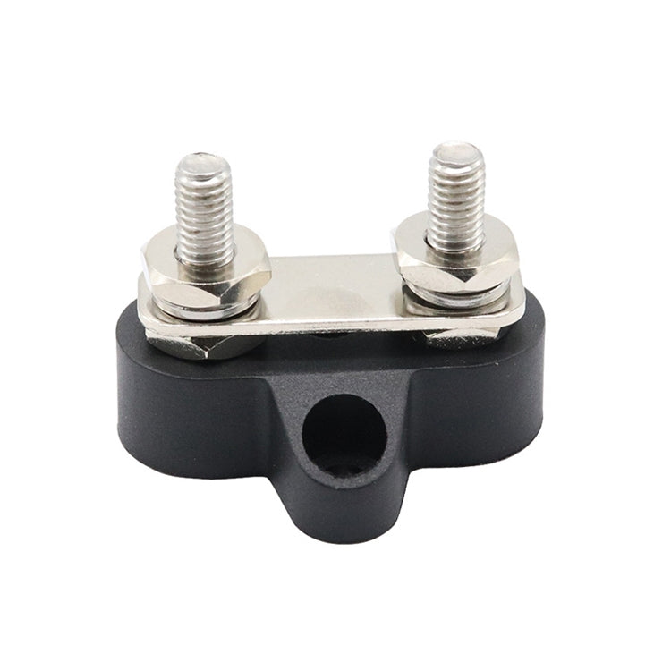Double Terminal Block Spiral Fixed Wire Connector, M8 Black, M8 Red, M6 Black, M6 Red