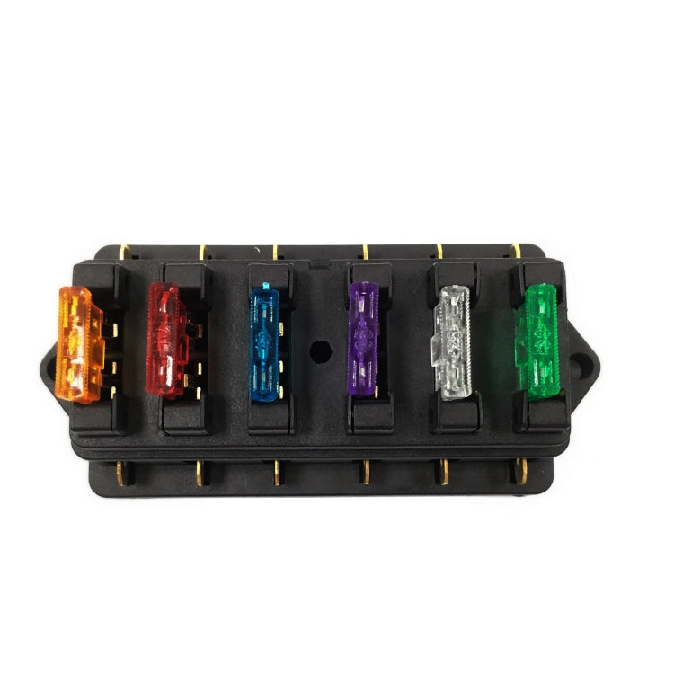 F458-Z Direct 6-Way Fuse Holder Car DC Modification Insurance Box, F458-Z Insurance Box