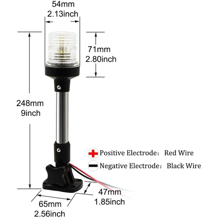 DC 12V 360 Degree Yacht Ship LED Lamp Anchor Ring Light, DC 12V LED Lamp