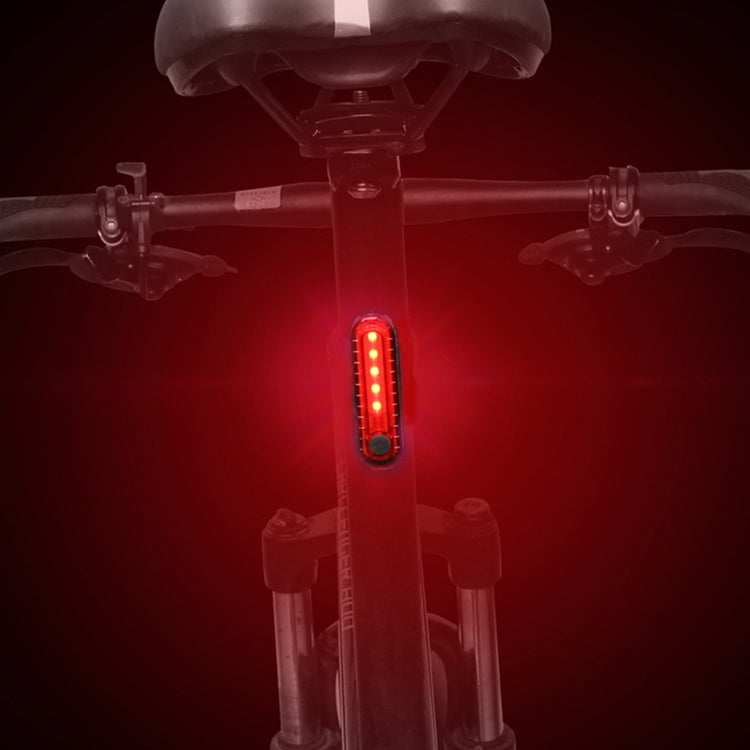 Bicycle Charging Waterproof Warning Light, Red, White