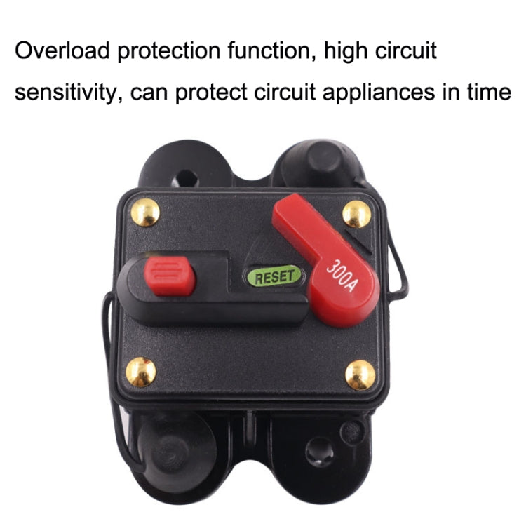 CB2 Car RV Yacht Audio Modification Automatic Circuit Breaker Switch, 30A, 40A, 50A, 60A, 100A, 150A, 250A, 300A