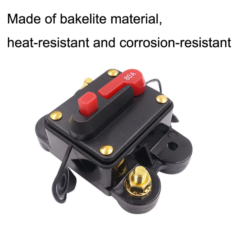 CB2 Car RV Yacht Audio Modification Automatic Circuit Breaker Switch, 30A, 40A, 50A, 60A, 100A, 150A, 250A, 300A