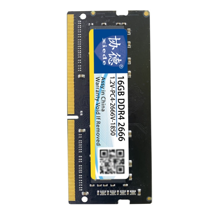 XIEDE X065 DDR4 NB 2666 Full Compatibility Notebook RAMs