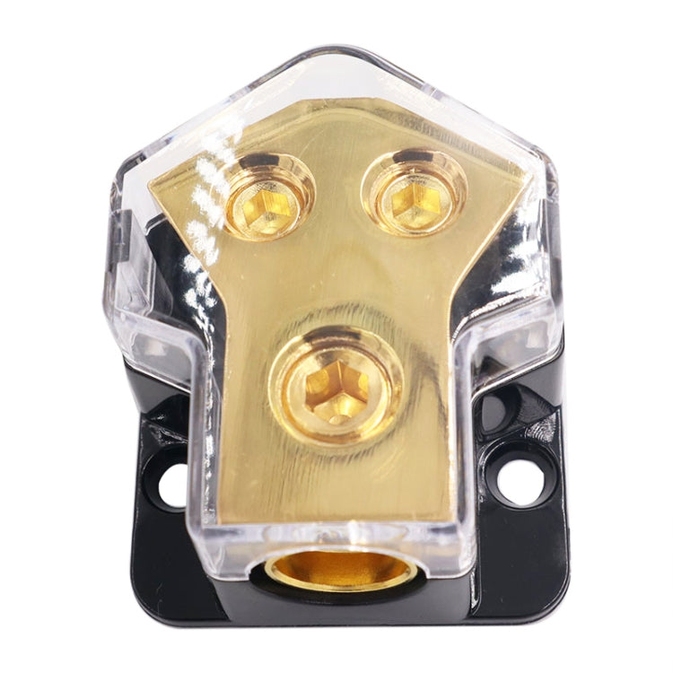 DB31 Car Audio Amplifier Modified Insurance 1 Point 2 Splitter, Copper, Zinc Alloy