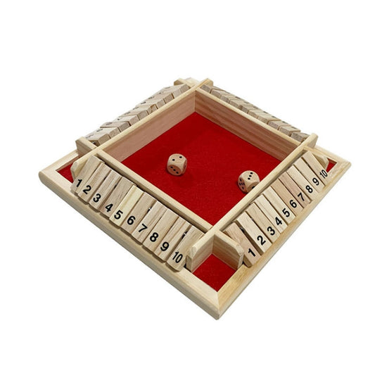Jeu de société Parent-Enfant Quatre-Faces Flop, Velours Vert, Velours Rouge, Velours Noir Marron, Velours Quatre Couleurs